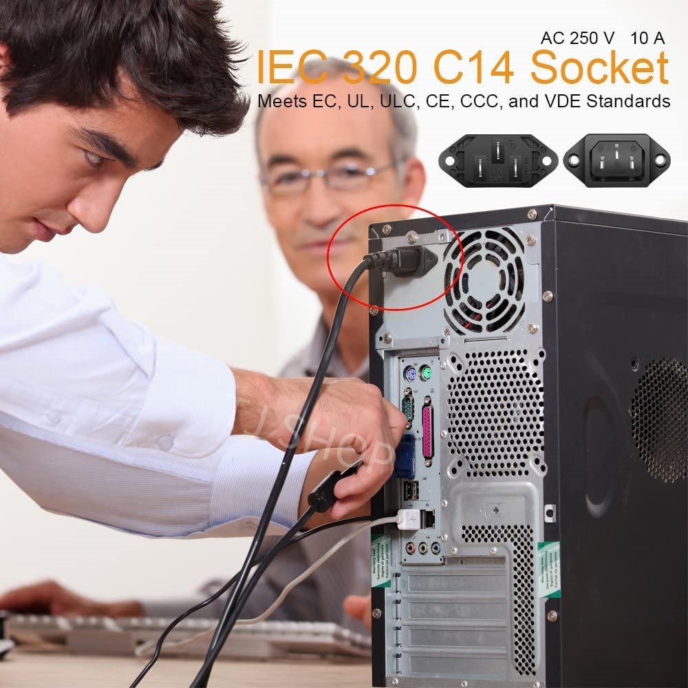 TJR ปลั๊ก AC เต้ารับ 3 ขา ติดแท่น ตัวเมีย 10A 250V ใช้ในห้องปฏิบัติการ อุปกรณ์ออกกำลังกาย ระบบอัตโนมัติ - Image 5