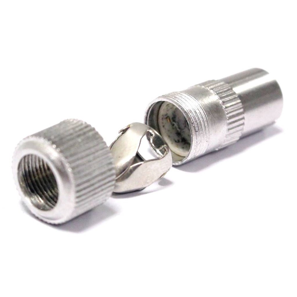 WR แจ็คเหล็ก ตัวเมีย แจ๊ค เสียบทีวี เสาอากาศ ทีวี สำหรับ สาย RG6 3C/5C แจ๊ค กลมเหล็ก - Image 6