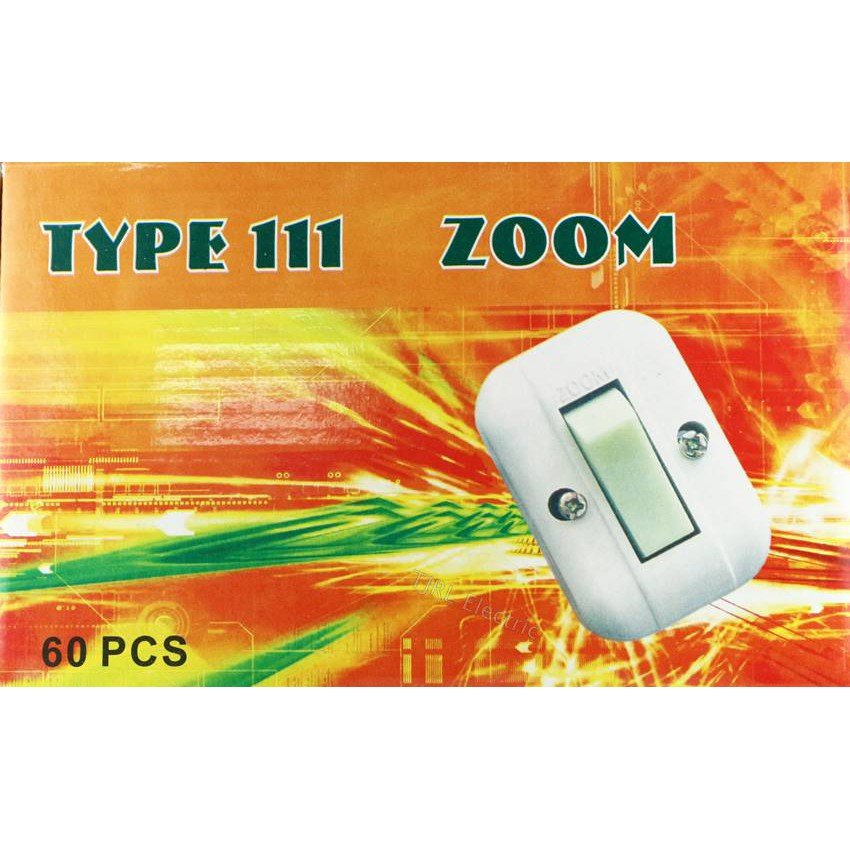 มีพรายน้ำ PACK 2 ชิ้น Zoom สวิตช์ลอย 2 สาย มาตรฐาน 220V ขนาด 6A สำหรับสาย 1.5-2.5 ตร.มม. เหมาะสำหรับบ้านและอาคาร" – 2 ชิ้น - ZOOM-SLT(2) - Image 7