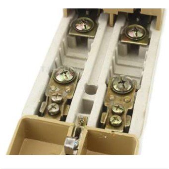 MALAI คัทเอาท์ 2P 100A พร้อมฟิวส์ก้ามปู x 2 ตัว สะพานไฟ - Image 6