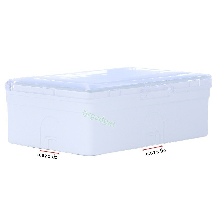 Nasaki กล่องพลาสติก กันน้ำ พร้อมฝาปิด "ใส" ขนาด 3*5 นิ้ว สำหรับ ฝา รุ่นใหม่-เก่า 1-3 ช่อง - Image 7