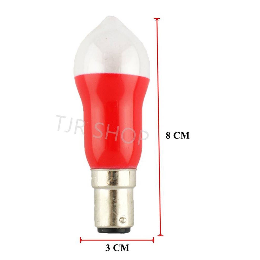 Zeazon ชุด เชิงเทียน ไฟฟ้า พร้อม หลอด ทรงมะละกอ แดง 15W 220V สำหรับ ตกแต่งศาล - Image 3