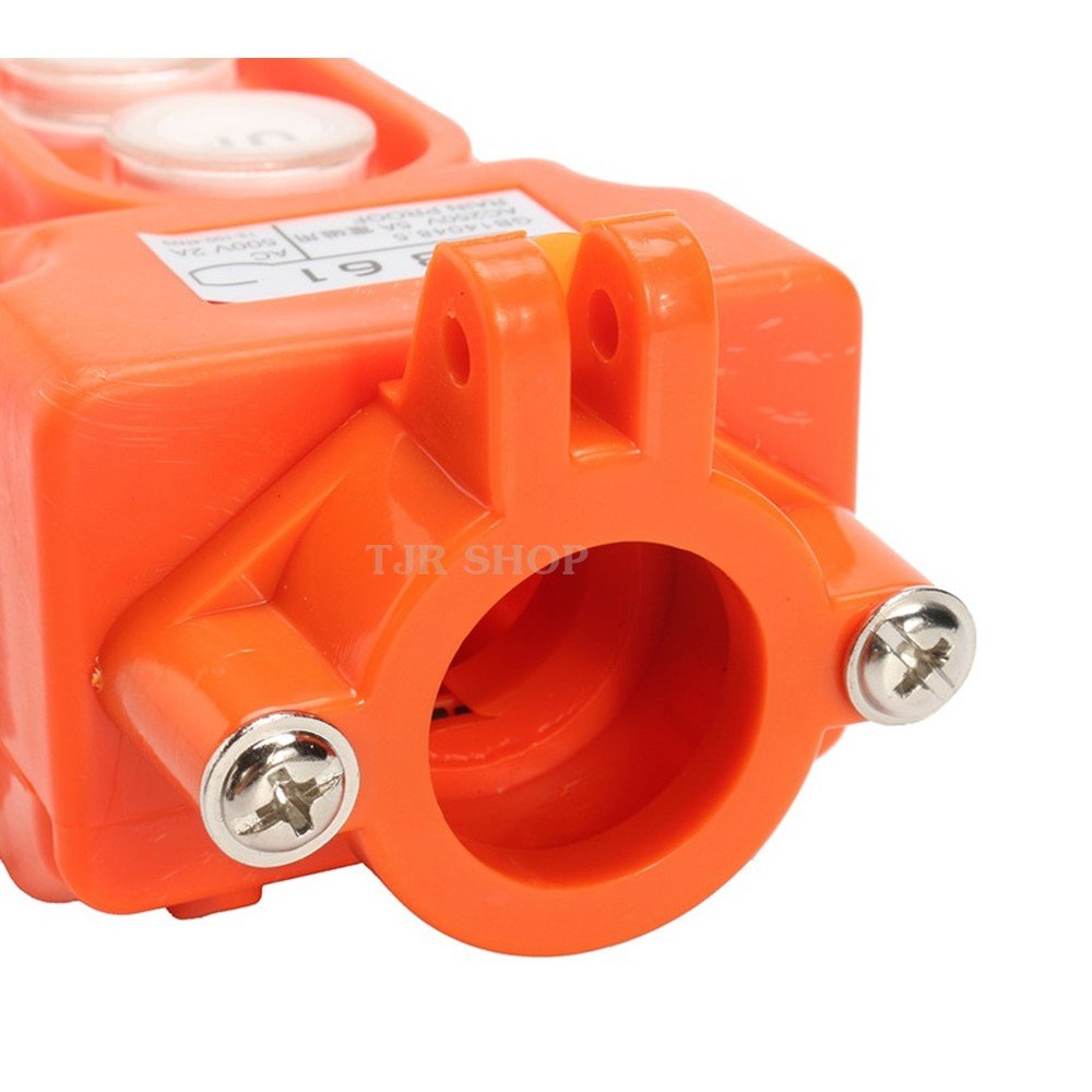 PTEN สวิทช์เครน และสวิทช์รอกไฟฟ้า 2 ปุ่ม ผ่านเมกเนติก 5A 250V รุ่น COB-61 สีส้ม กันน้ำ IP44 - Image 6
