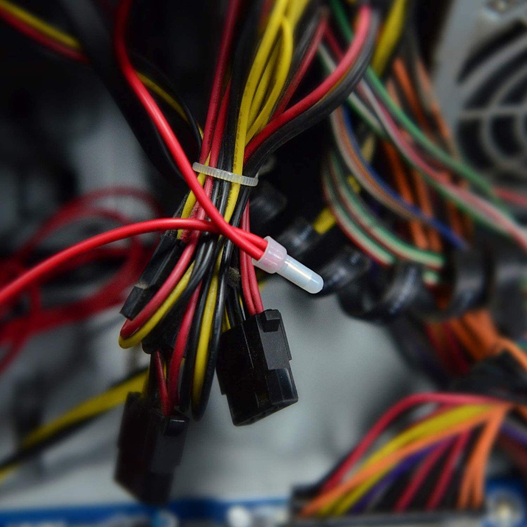 แพ็ค 100 ชิ้น) SC หัวหมวกย้ำสายไฟ สีขาว สำหรับ สายไฟ 1.5-2.5 Sqmm. (16-14 AWG) สำหรับ งานไฟฟ้า , งานช่าง ตัวเชื่อม - Image 7