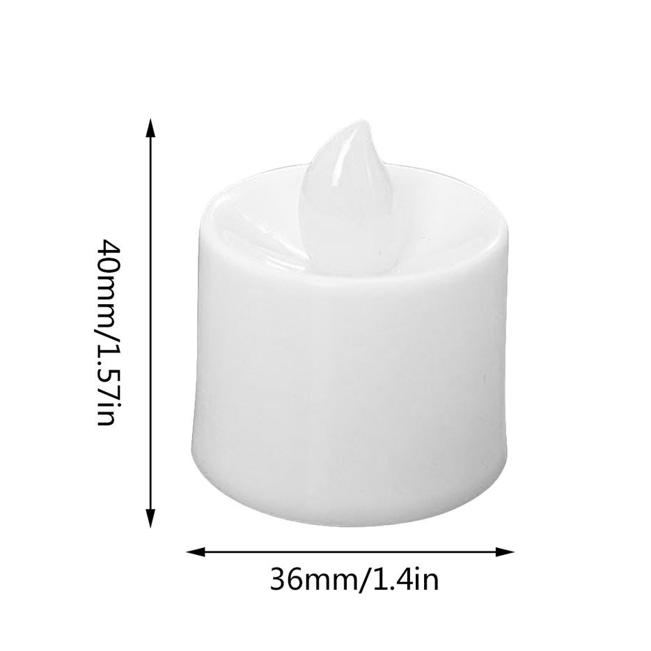 เทียน LED เทียนไข LED 1W ไฟนิ่ง สำหรับประดับ ตกแต่ง โคมไฟ แต่งห้องนอน – BL น้ำเงิน - Image 7