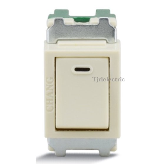 (แพ็ค 10 ชิ้น) Chang สวิตซ์เมจิ รุ่นเก่า 10A 250V ทางเดียว Full Color รุ่นเก่า CH-301 - Image 3