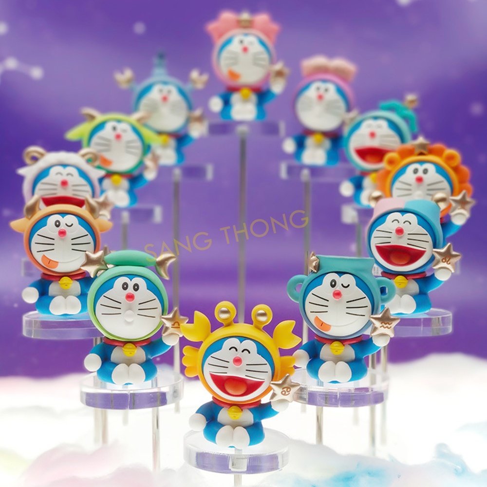 ของสะสม ใหม่ล่าสุด (เซ็ต 12 ชิ้น) ของขวัญ โมเดล การ์ตูน โดเรมอน 12 ราศี - Image 9