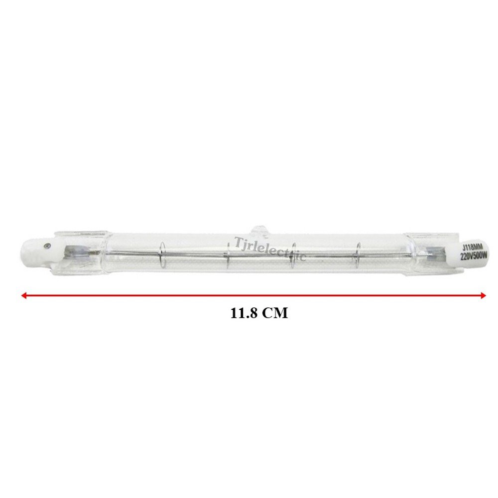 Veto / National หลอดไฟ ไอโอดีน 500W 220V ยาว 11.8 CM แบบตรง ขั้ว R7S – x 1 ดวง -NATIONAI - Image 4