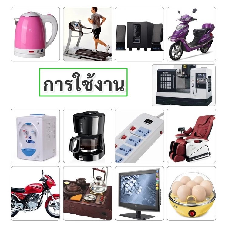 TJR สวิตช์แลมป์ ขนาดเล็ก (Rocker switch) รุ่นประหยัด ไม่มีไฟ สีดำ 2 ขา 3A 250V , 6A 125V - Image 7