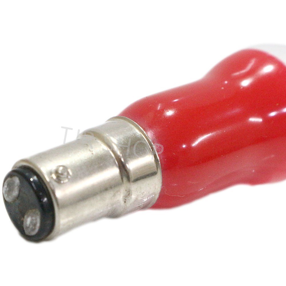 Zeazon ชุด เชิงเทียน ไฟฟ้า พร้อม หลอด ทรงมะละกอ แดง 15W 220V สำหรับ ตกแต่งศาล - Image 4