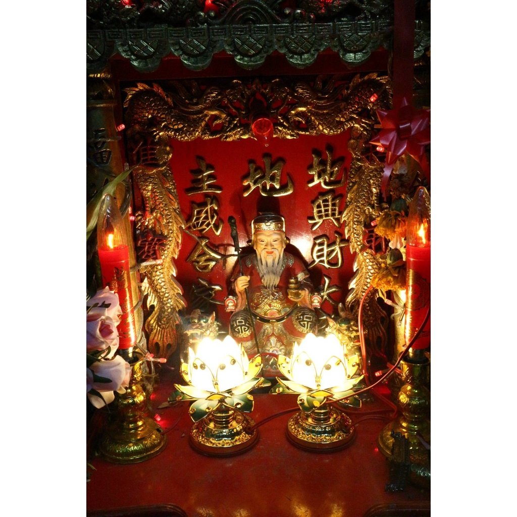 1 ดวง) Zeazon หลอดจำปา LED คริสตัล ใส 1W 220V เกลียว E12 เลือกแสง หลอด ตี่จูเอี๊ยะ หลอด ศาลเจ้า - Image 7