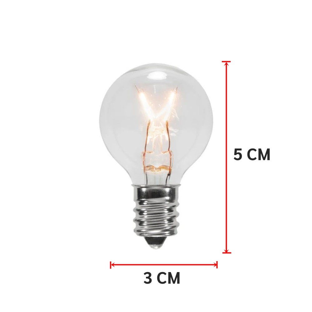 Zeazon หลอดไฟ ปิงปอง G-30 10W ขั้วเกลียว E12 สำหรับ ประดับตกแต่ง สถานที่ ตกแต่ง ศาลเจ้า – ปิงปอง G30 แดง - Image 3