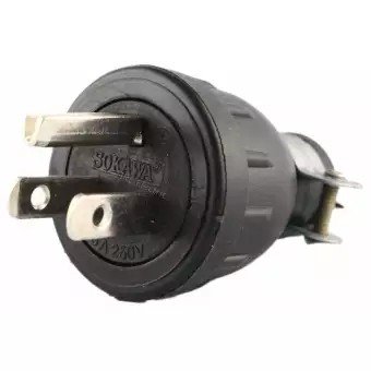 แพ็ค 24 ชิ้น) ML ปลั๊กยางตัวผู้ 3 ขา 16A 250V ทองเหลือง ทนทาน สำหรับเครื่องใช้ไฟฟ้าในบ้าน - Image 4