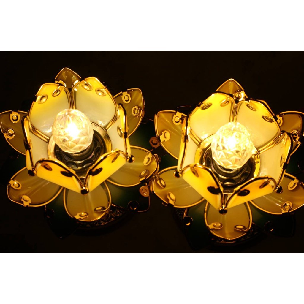 1 ดวง) Zeazon หลอดจำปา LED คริสตัล ใส 1W 220V เกลียว E12 เลือกแสง หลอด ตี่จูเอี๊ยะ หลอด ศาลเจ้า - Image 8