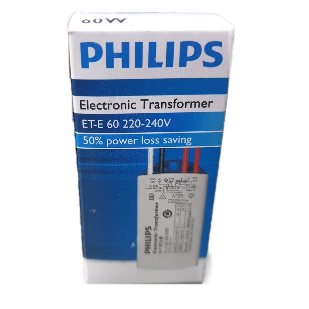 Philips บัลลาสต์ หม้อแปลง อิเล็คทรอนิกส์ สำหรับ หลอดฮาโลเจน และ LED Mr.16 ขนาด 20-50W รุ่น ET-E 60 - Image 5