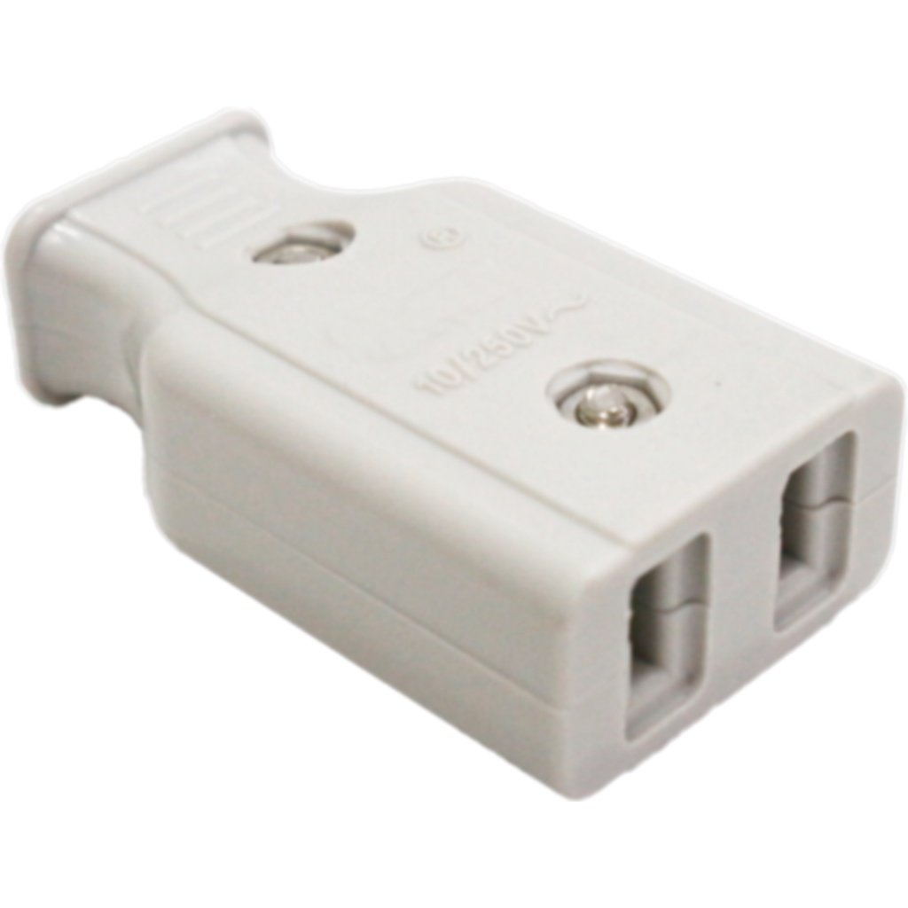 1 โหล) NANAL ปลั๊กตัวเมีย 2 ขาแบน ทองเหลือง คละสี 16A 250V ทองเหลืองแท้ - Image 6