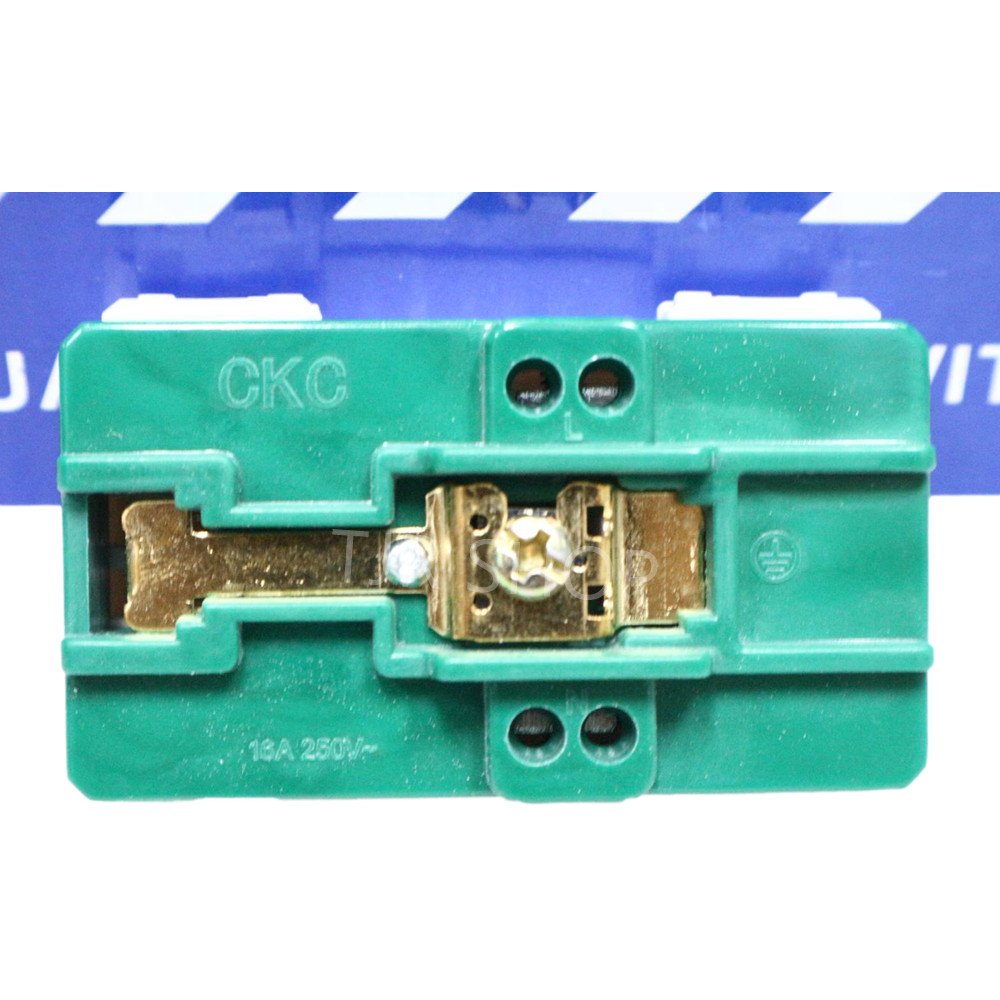 ปลั๊กกราวด์คู่ CKC รองรับปลั๊กทุกชนิด 16A 250V มีระบบกราวด์ ปลอดภัย ไม่ต้องบัดกรี เหมาะสำหรับ งานติดตั้งระบบไฟฟ้า - Image 3