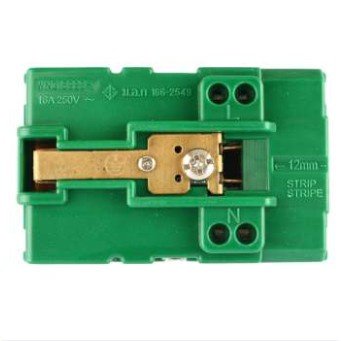 Nationine ปลั๊กกราวน์คู่ เก่า รุ่น Wng 15923-7 ฝัง สีครีม 16A 250V - Image 7
