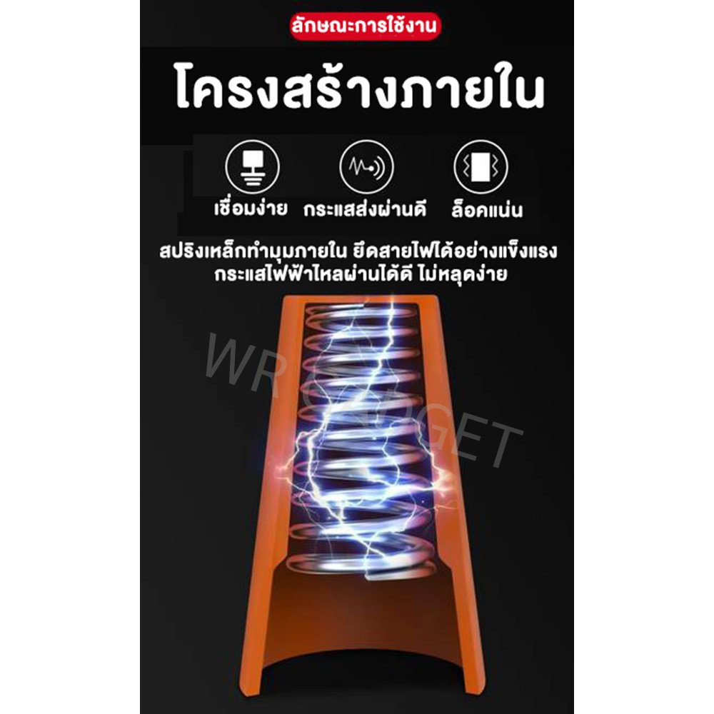 (แพ็ค 20 ชิ้น) วายนัท ปลอกต่อสายไฟ สีแดง เทา เหลือง น้ำเงิน P1–P6 สำหรับสายไฟ 0.5–4 SQMM แรงดัน 300 – P3 - ส้ม - Image 4