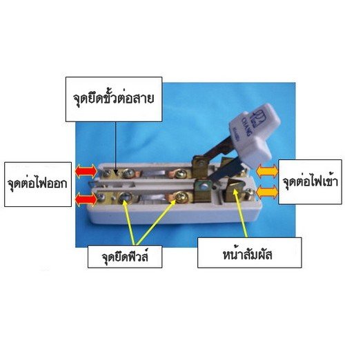 Chang (แพ็ค 5 เส้น) ฟิวส์ก้ามปู 30/60/100A ใช้ได้ทั้ง คัทเอาท์ 2P 3P ฟิวส์ ระบบไฟฟ้า ทองแดงแท้ 100% – 100A,5 เส้น - Image 3