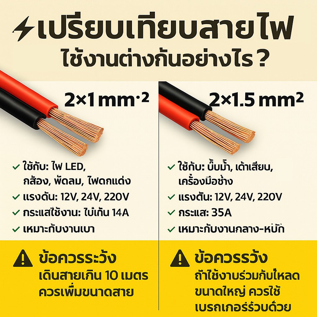 ตัดแบ่่ง 2-9 เมตร) สายไฟทองแดงหุ้มพีวีซี 20 AWG 14A รองรับแรงดัน 12V-300V กระแสไฟ สำหรับระบบสัญญาณและไฟฟ้า – 2*1,7 เมตร ตัดเศษ - Image 9