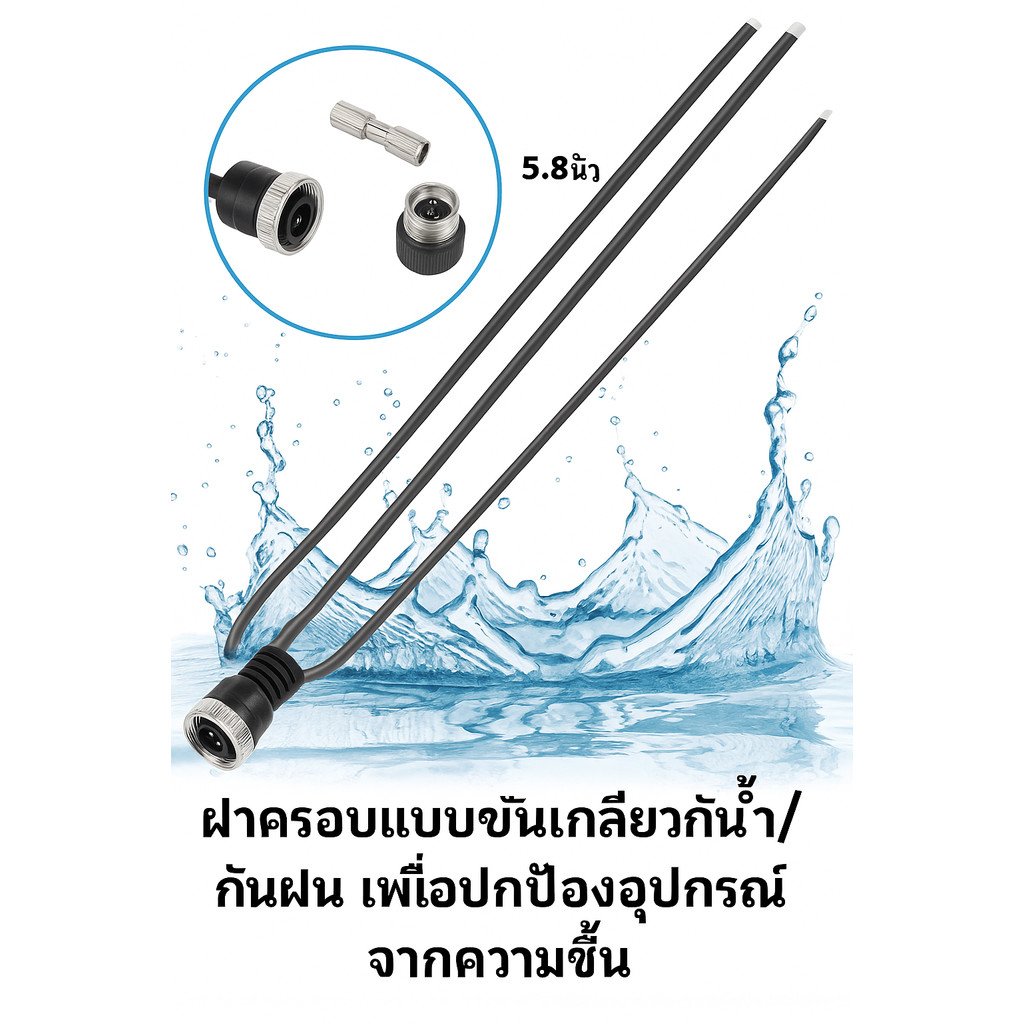 WIREMAN กระบอกฟิวส์แก้ว 20mm 30mm Fuse Holder แบบหมุนเกลียว ฝาขันน็อต สำหรับฟิวส์หลอดแก้ว งานซ่อมไฟฟ้า DIY – 30 มม - Image 6