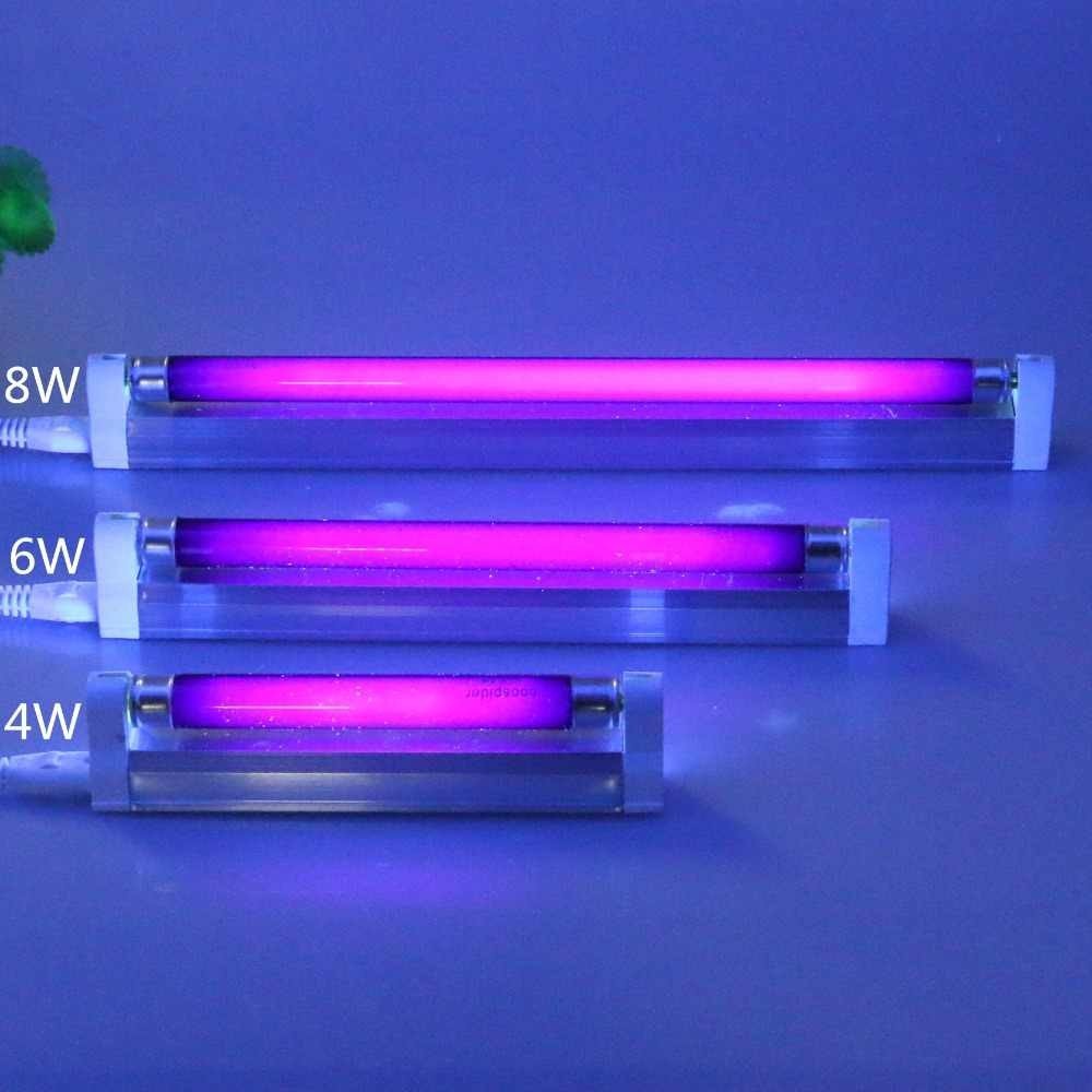 รางไฟ T5 4W 6W 8W รางอิเล็กทรอนิกส์ 220V สำหรับหลอด Blacklight UV ฟลูออเรสเซนต์ พร้อมอุปกรณ์ยึดผนัง – เฉพาะ รางไฟ 4W - Image 7