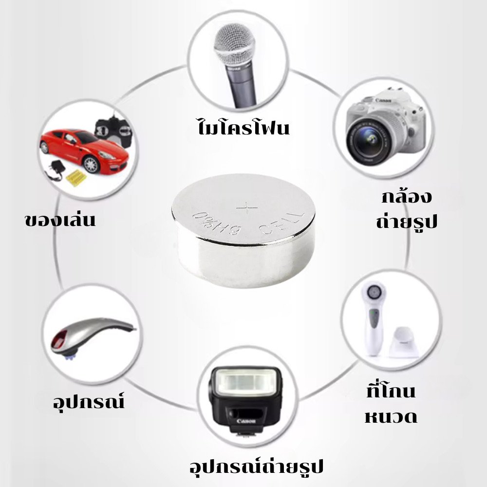 แพ็ค 10 ชิ้น) ถ่านกระดุม AG1 LR621 LR60 KOMAX 1.55V แพ็ค 10 ก้อน ถ่านนาฬิกา สำหรับนาฬิกา ของเล่น รีโมท เครื่องคิดเลข - Image 6