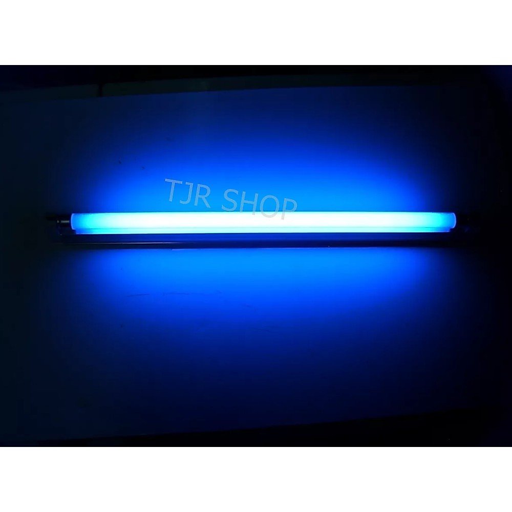 แพ็ค 2 ดวง) SILVER LIGHT หลอดนีออน Blacklight T8 10W แสงฟ้า UVA ยาว 34 ซม. 220-240V สำหรับล่อแมลง ตรวจธนบัตร - Image 3