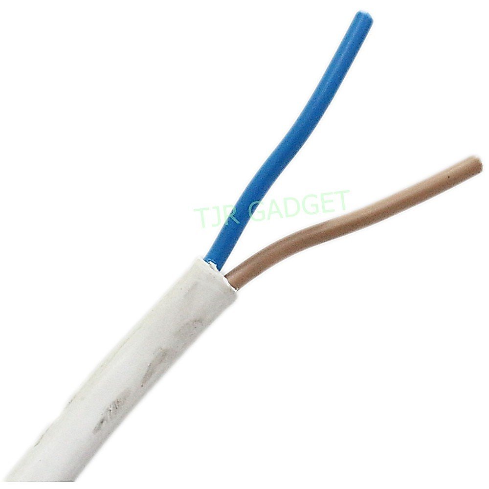 5-10 เมตร) STR สายไฟ VAF 2*2.5 Sqmm 23A 300/500V ทองแดงแท้ มอก.11-2553 หุ้มฉนวน 2 ชั้น ทนร้อน เดินลอย เดินท่อ เดินราง – 5 เมตร ตัดเศษ - Image 5