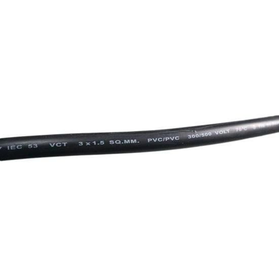 5 เมตร) STR สายไฟ VCT ขนาด 3*1.5 Sqmm สาย ทองแดงหุ้มฉนวน 3 เส้น (พร้อมสายกราวด์) สำหรับงานเดินไฟฟ้า มี มอก. - Image 4