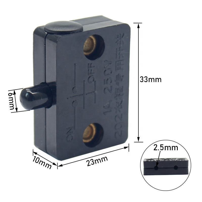 สวิตช์ประตูอัตโนมัติ เปิด-ปิดไฟ 1A 250V | สวิตช์ตู้ไฟ ตู้แช่ ตู้โชว์ | Door Switch งานไฟฟ้า - Image 4