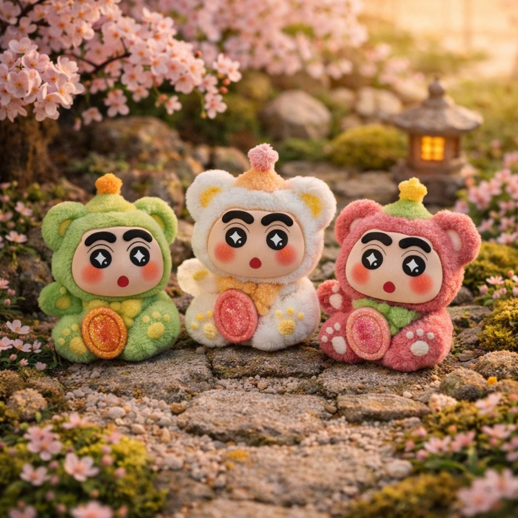 ฟิกเกอร์ชินจัง แมวกวัก นำโชค 10 แบบ ขนาด 1.5 นิ้ว 10 ลาย สไตล์พาสเทล ของสะสม ของขวัญ – สุ่มแบบ 1ชิ้น - Image 9