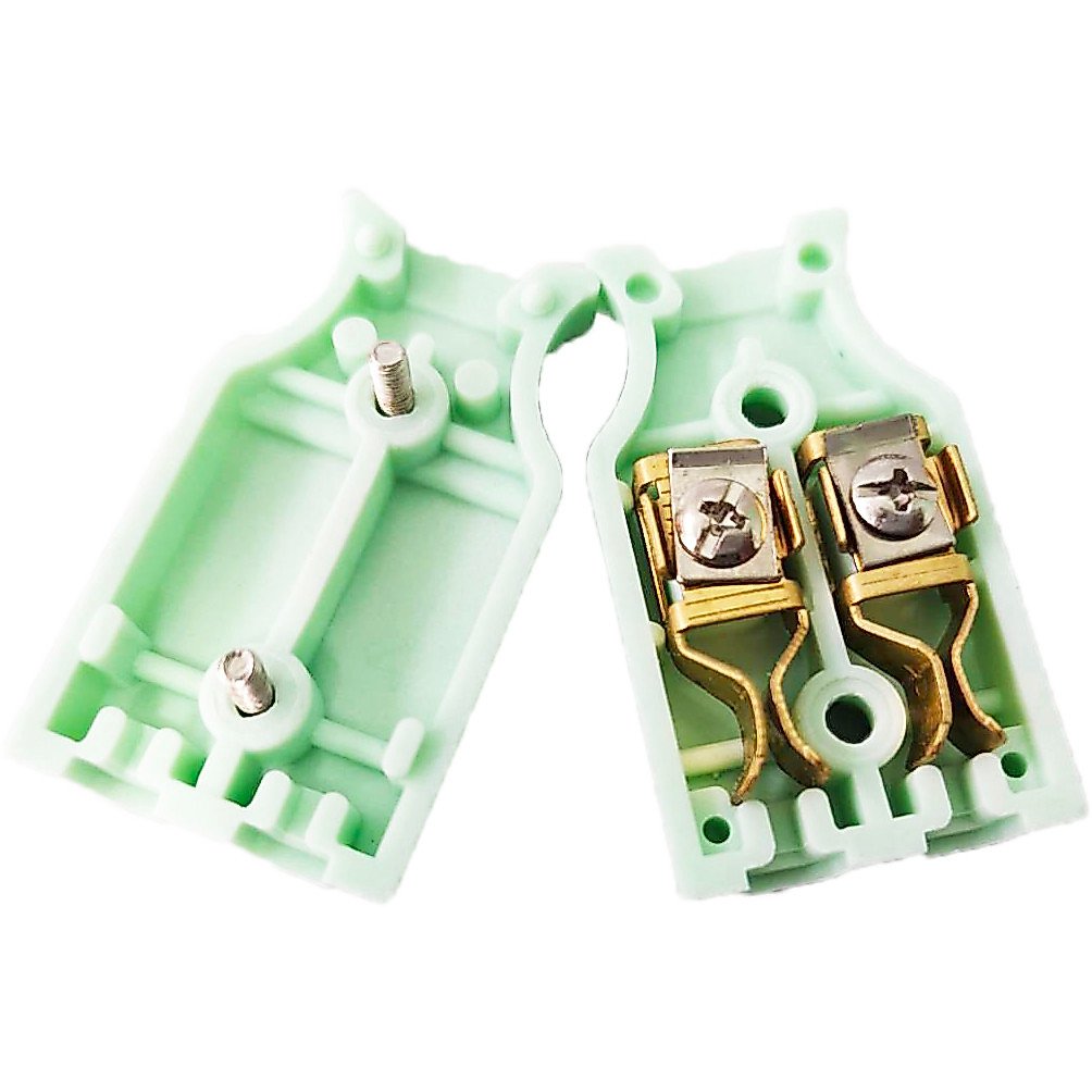 1 โหล) NANAL ปลั๊กตัวเมีย 2 ขาแบน ทองเหลือง คละสี 16A 250V ทองเหลืองแท้ - Image 9