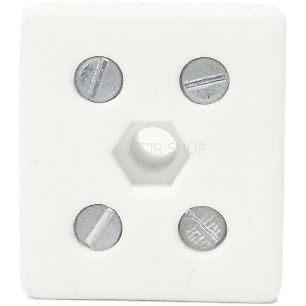 PNC เต๋าต่อสายไฟ กระเบื้อง ทนความร้อน แบบ 2 ช่อง 30A 500V ขนาด 28 * 32 * 20 มม. รุ่น 30A-2 - Image 4
