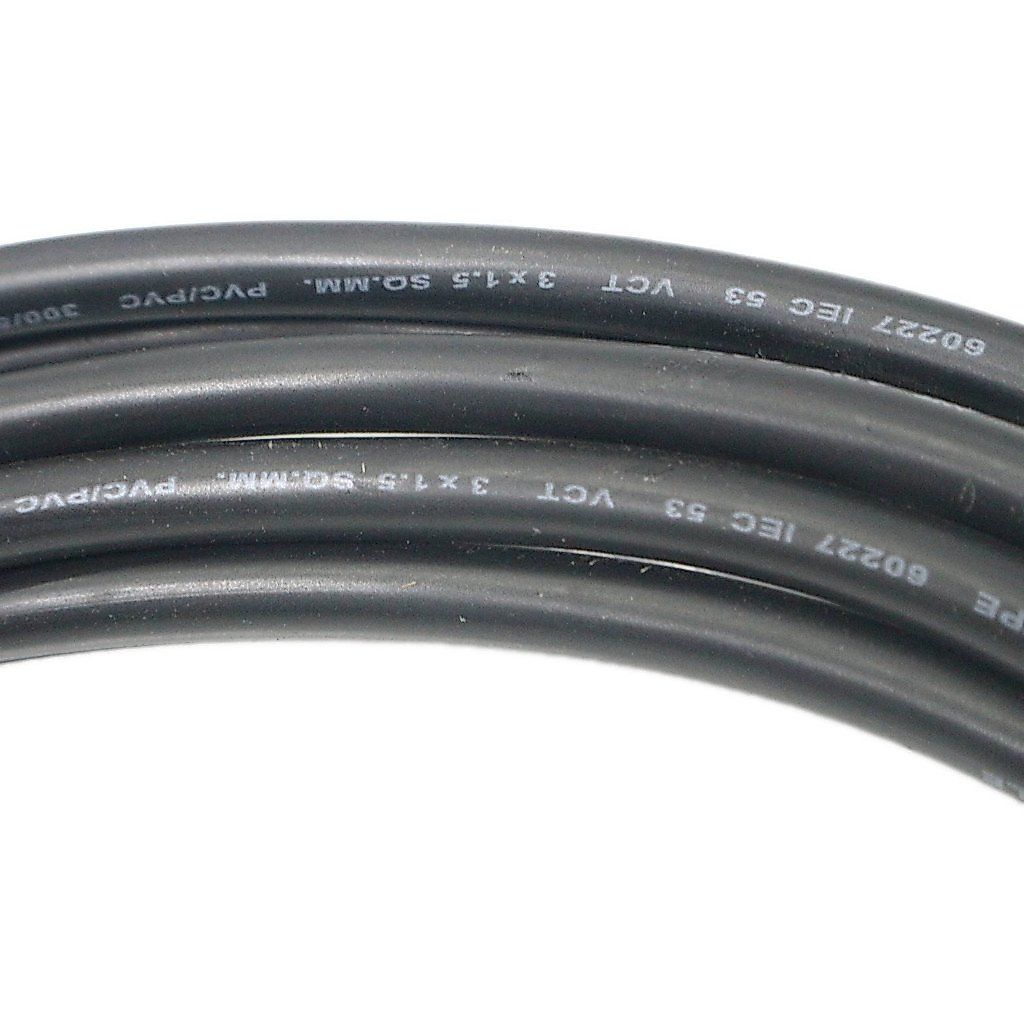 5 เมตร) STR สายไฟ VCT ขนาด 3*1.5 Sqmm สาย ทองแดงหุ้มฉนวน 3 เส้น (พร้อมสายกราวด์) สำหรับงานเดินไฟฟ้า มี มอก. - Image 6