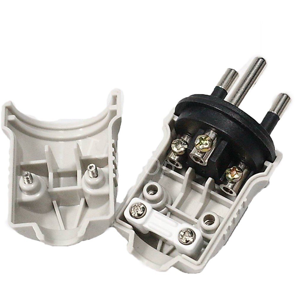 VENA PP1633 ปลั๊กตัวผู้ 3 ขากลม มีกราวด์ 16A 250V มอก. คละสี/สุ่มสี – 3 ขากลม - Image 5