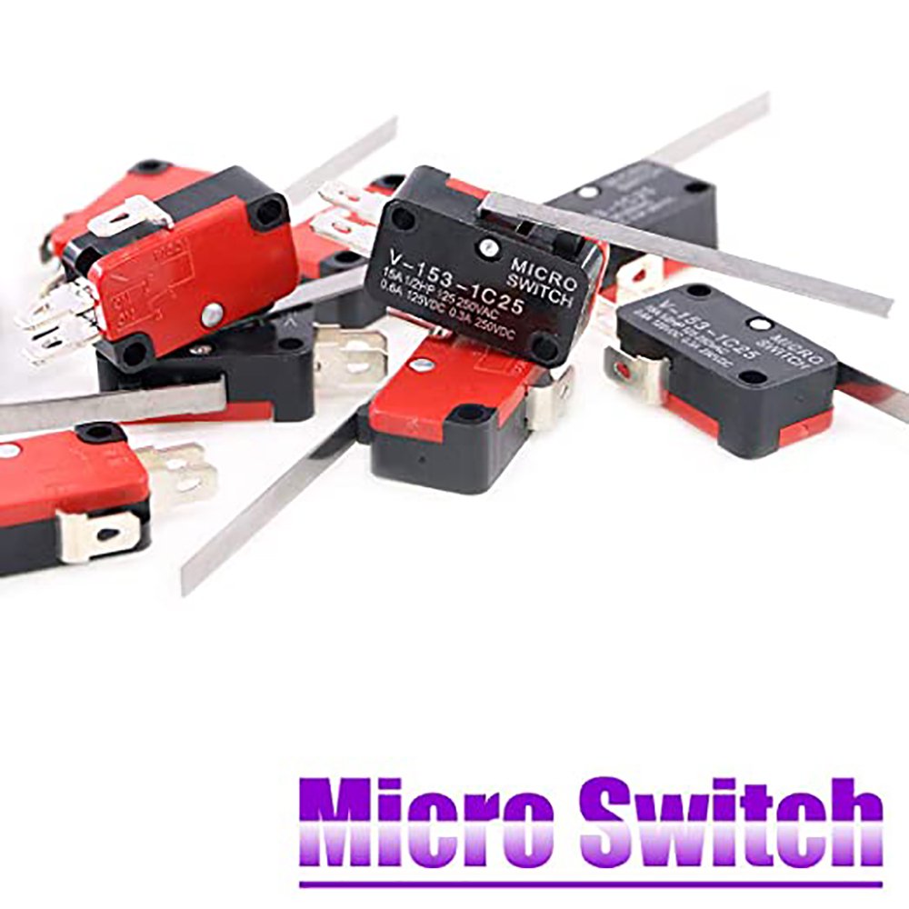 Micro Limit Switch สวิตซ์ก้านโยก แบบก้านยาว 15A 125V/250V สำหรับ อุปกรณ์เครื่องใช้ในบ้าน - Image 6