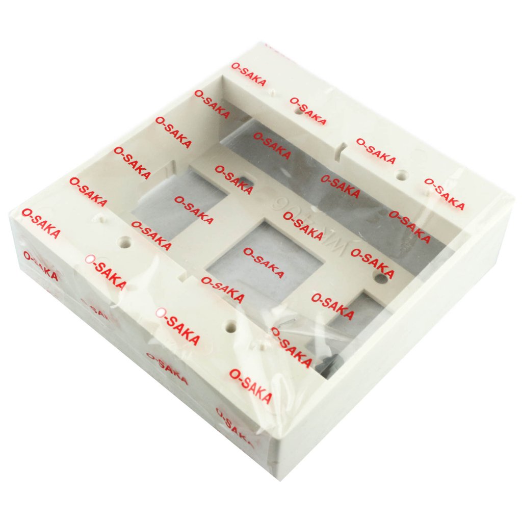 💥 Osaka กล่องลอย บล็อกลอย กล่องลอยไฟฟ้า 2x4 นิ้ว 4x4 นิ้ว กล่องติดผนัง พลาสติกหนา สำหรับปลั๊ก สวิตช์ เต้ารับ – 2*4 ใหม่ - Image 8