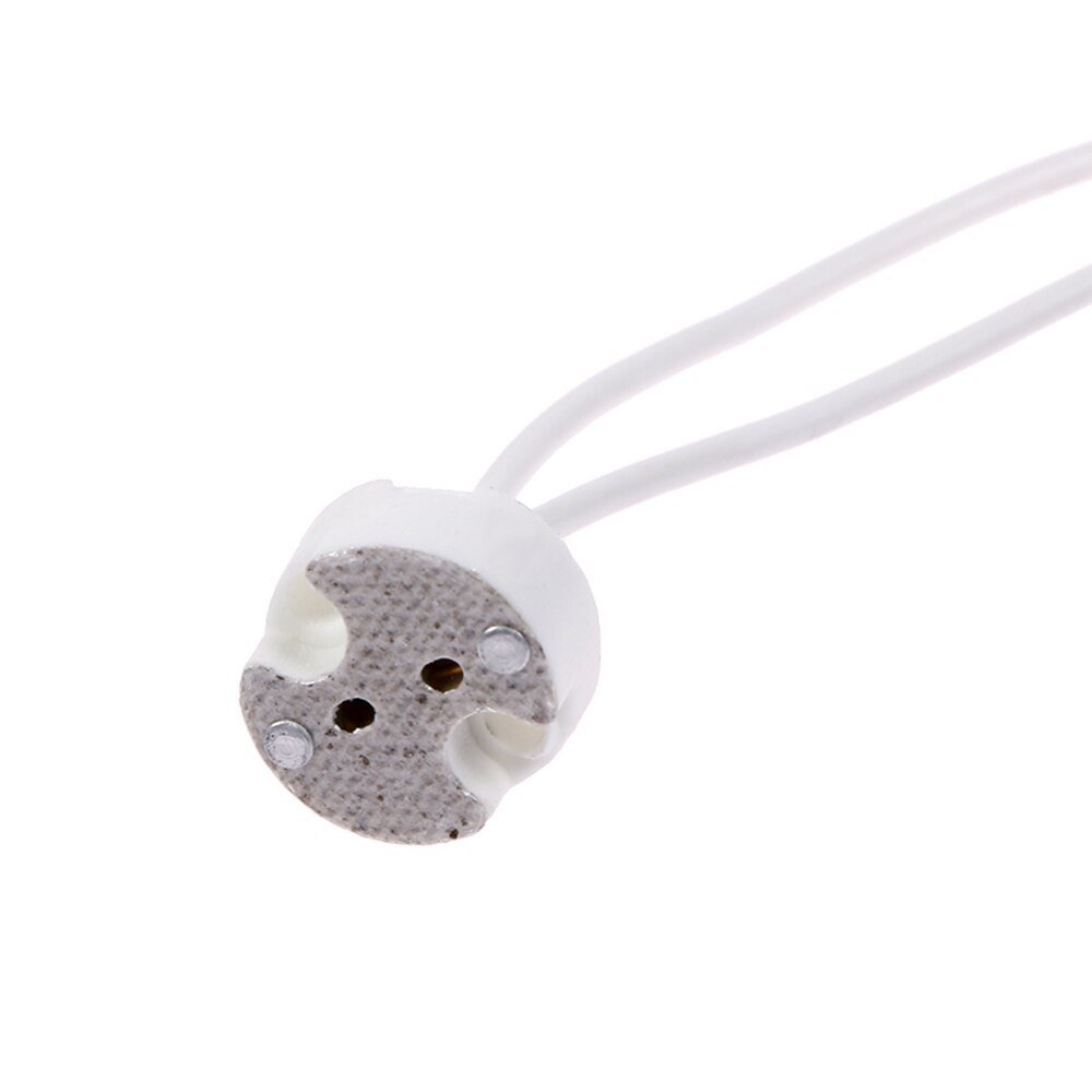 ขั้วรับหลอด Mr16 ขั้ว G4 / Gu 5.3 / Gy 6.35 4A 12-220V พร้อมสาย 15 ซม สำหรับ หลอดฮาโลเจน และ LED ขั้วหลอด - Image 3