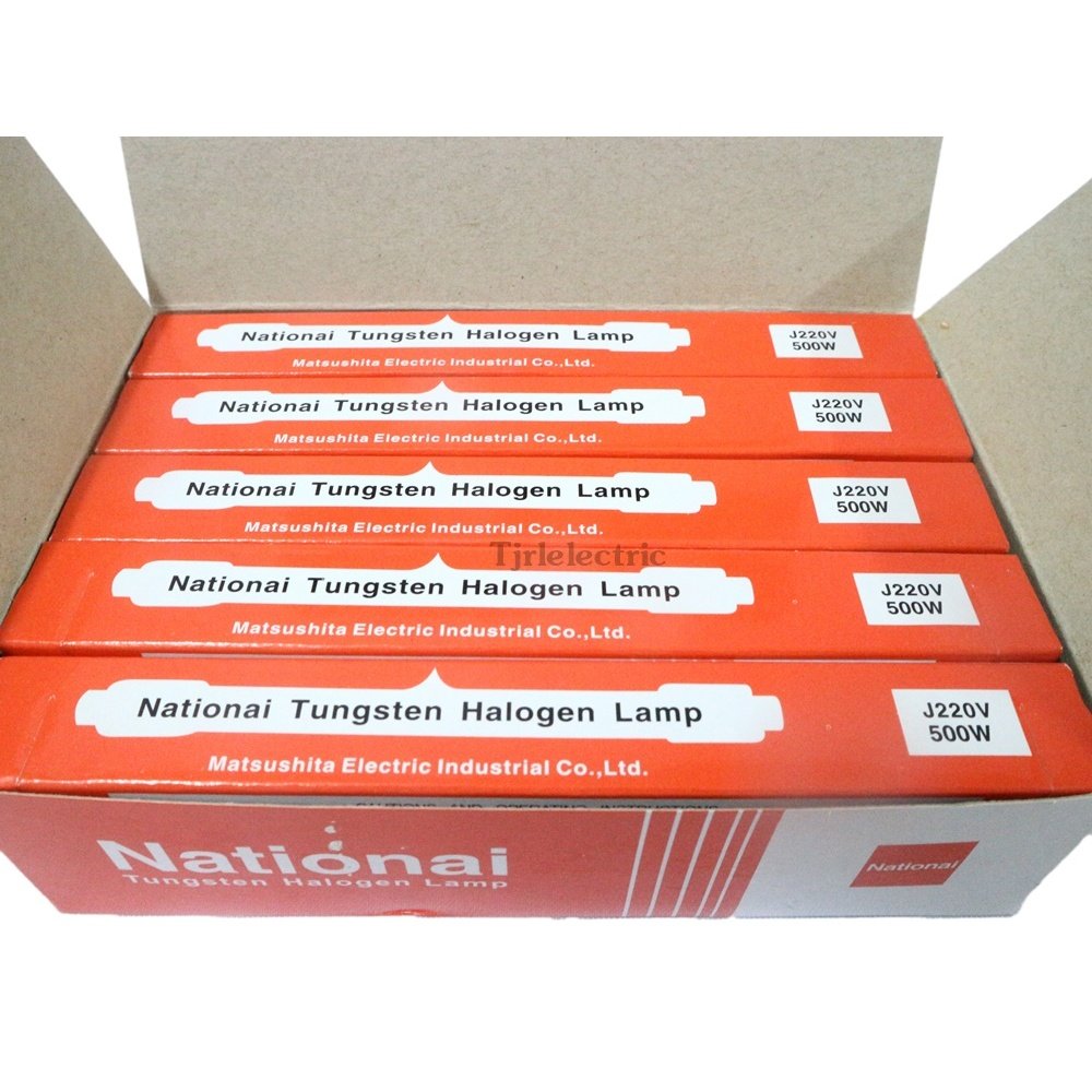 Veto / NationaI หลอดไอโอดีน 500W / 1000W / 1500W 220V ขั้ว R7S หลอดไฟ สำหรับ โคมสปอร์ตไลต์ – Nationai - 1500W,1 ดวง - Image 5