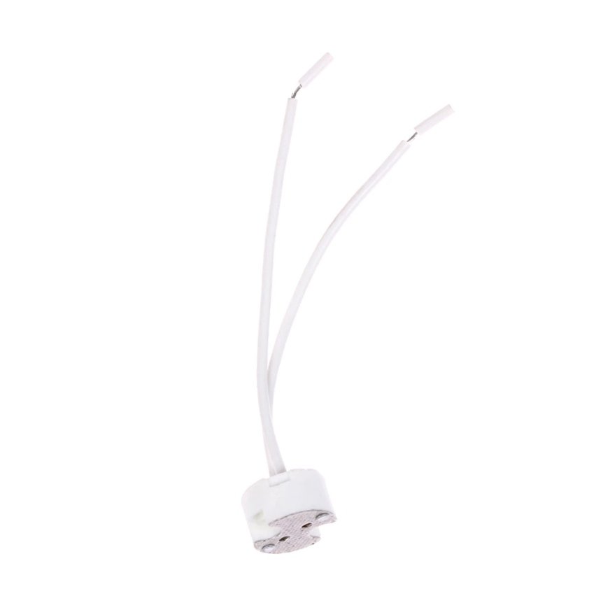 ขั้วรับหลอด Mr16 ขั้ว G4 / Gu 5.3 / Gy 6.35 4A 12-220V พร้อมสาย 15 ซม สำหรับ หลอดฮาโลเจน และ LED ขั้วหลอด - Image 4