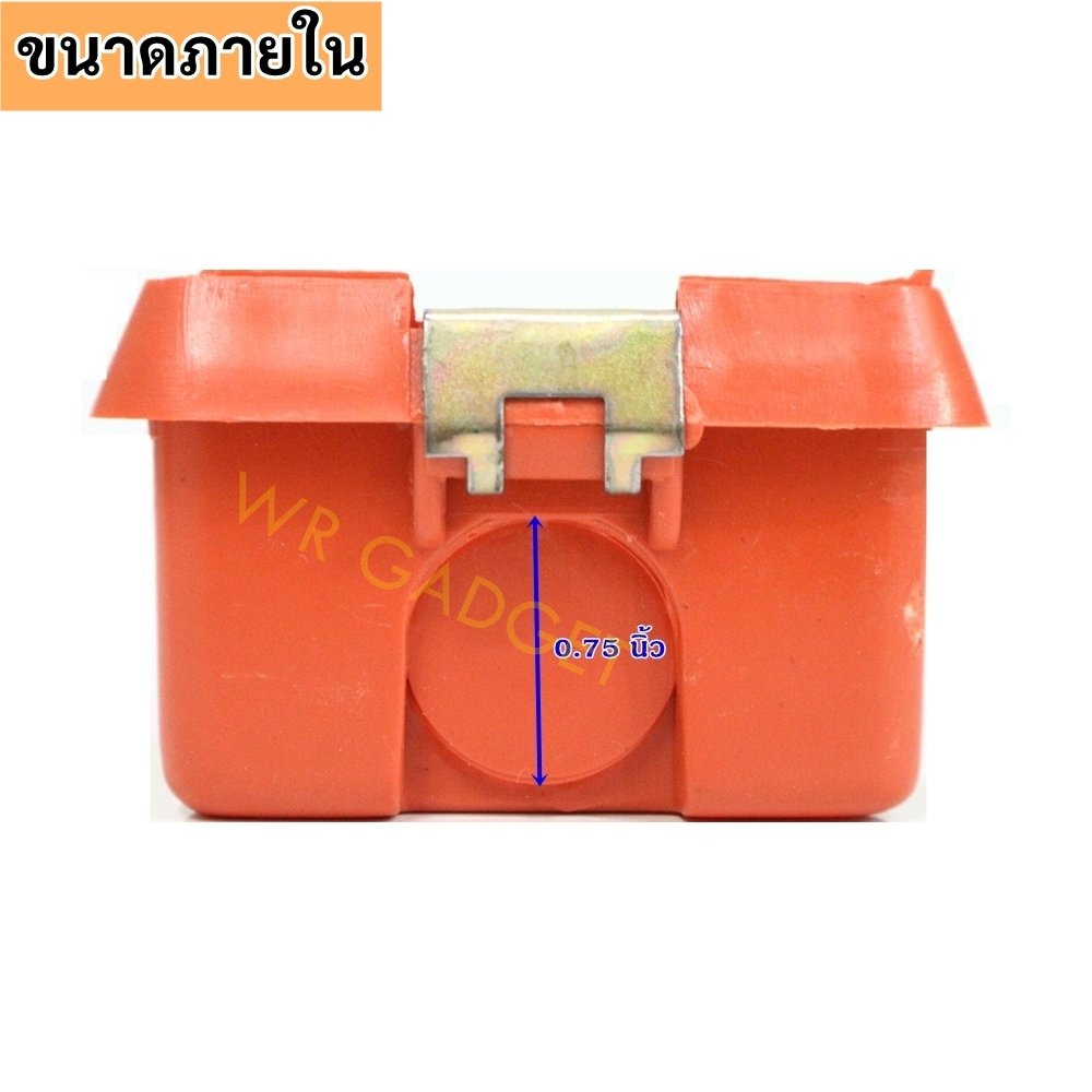 Project บล็อกฝังไฟฟ้า 2x4 4x4 นิ้ว กล่องฝังสวิตช์ กล่องฝังปลั๊ก พลาสติก/เหล็ก สำหรับงานไฟฟ้า ลูกค้าเลือกแบบได้ – 4*4 นิ้ว พลาสติก - Image 4