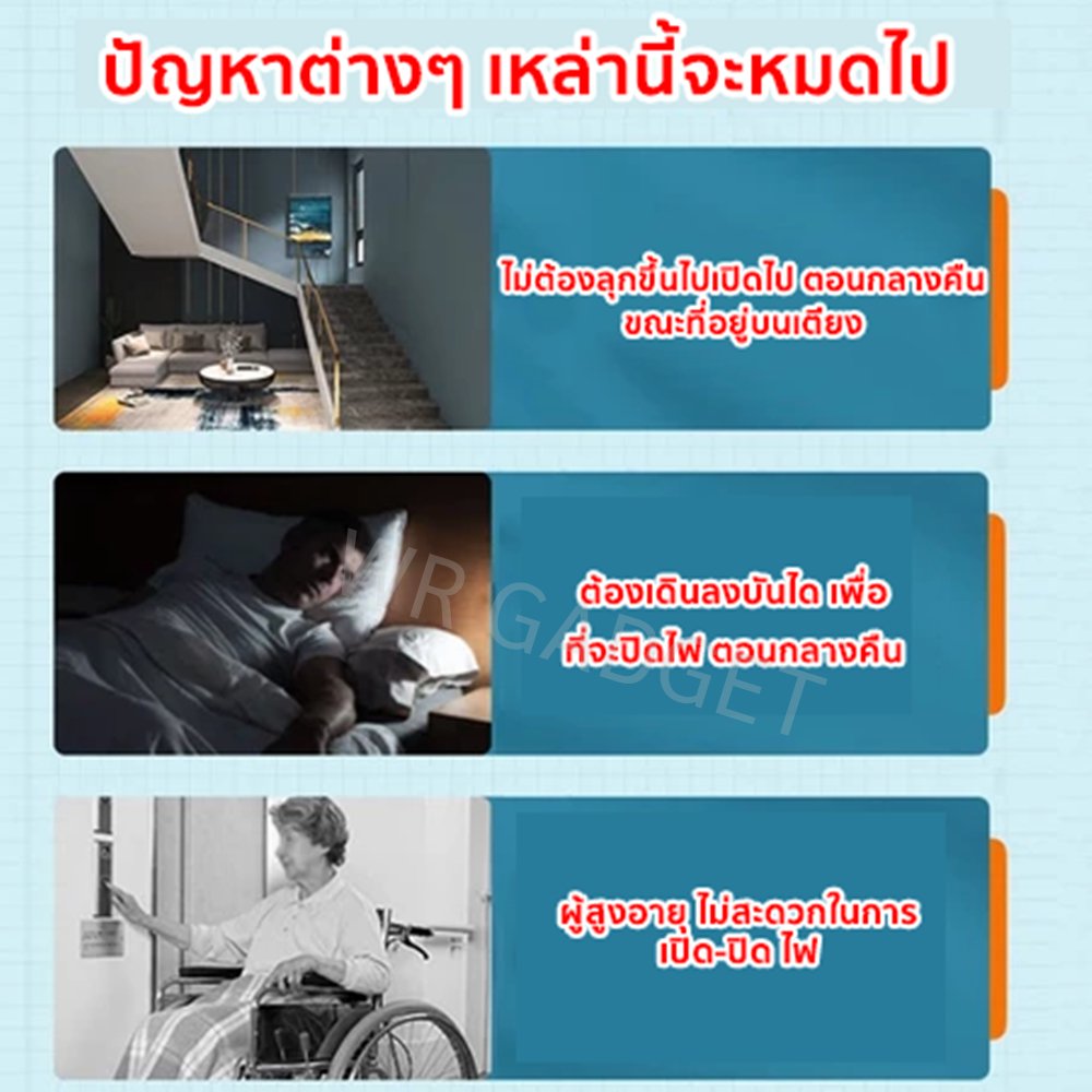 ขั้วหลอดไฟเซ็นเซอร์ E27 ตรวจจับการเคลื่อนไหว 360° PIR Motion Sensor เปิดปิดไฟอัตโนมัติ สำหรับทางเดิน ห้องน้ำ โรงรถ - Image 7