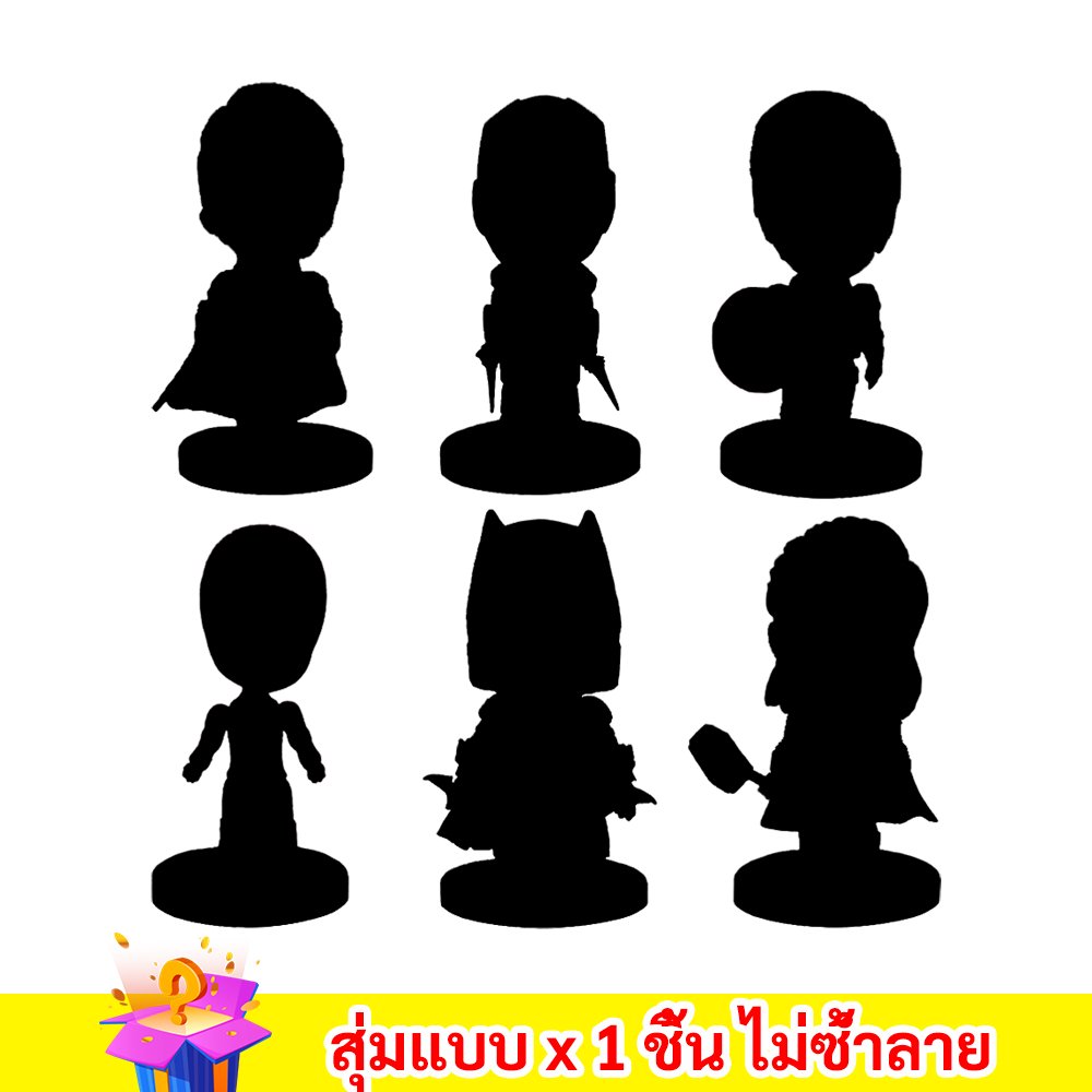 Marvel Avengers โมเดล ตัวละคร มี 6 แบบของขวัญ วันเกิดเด็ก ของตกแต่ง บ้าน โมเดล ของสะสม – สุ่ม 1 ชิ้น ไม่ซ้ำ