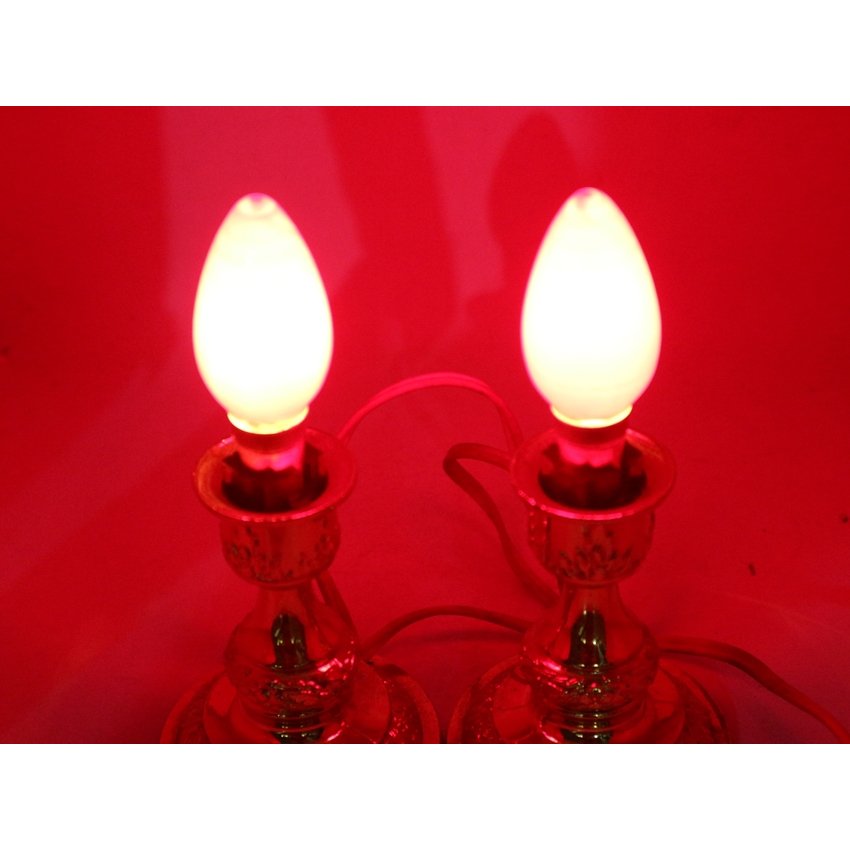 ✨ (แพ็ค 2 ) Zeazon หลอดจำปา 10W / 40W ขั้ว E14/B15 สำหรับศาลเจ้า หิ้งพระ เชิงเทียนไฟฟ้า ไม่มีควัน ใช้แทนเ – 10W แดงใส B15 - Image 6
