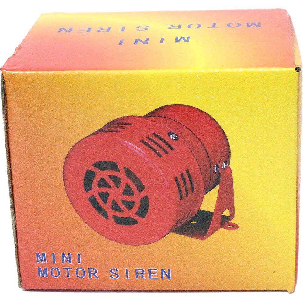 มอเตอร์ไซเรน MS-190 เลิอก 12V/24V/220V มินิไซเรน 114 DB ไซเรนเสียง กันขโมย เตือนไฟไหม้ – 4 นื่ว,12V DC - Image 9