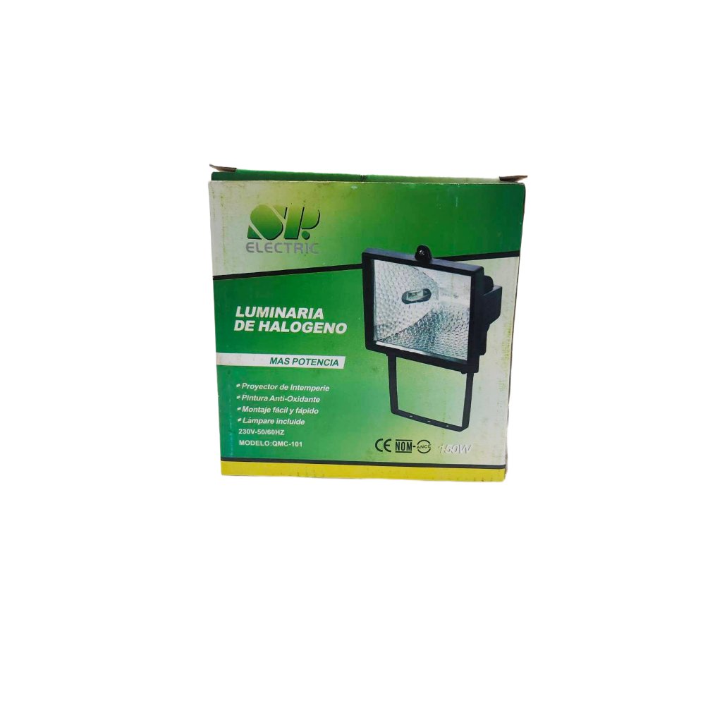 สปอร์ตไลท์ฮาโลเจน 150W 220V โคมไฟส่องสว่างกลางแจ้ง โคมเหล็ก แสงแรง ใช้ไฟบ้าน - Image 6