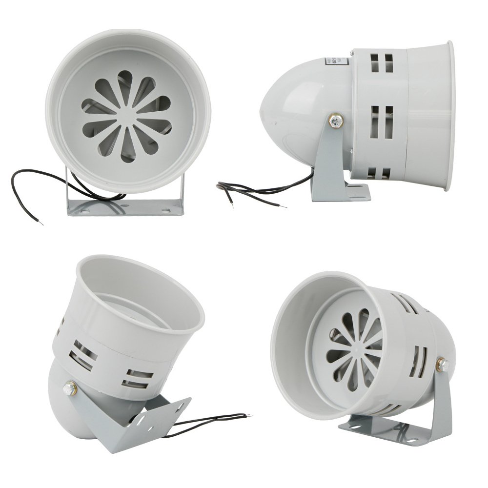 มอเตอร์ไซเรน MS-190 เลิอก 12V/24V/220V มินิไซเรน 114 DB ไซเรนเสียง กันขโมย เตือนไฟไหม้ – 4 นื่ว,12V DC - Image 6