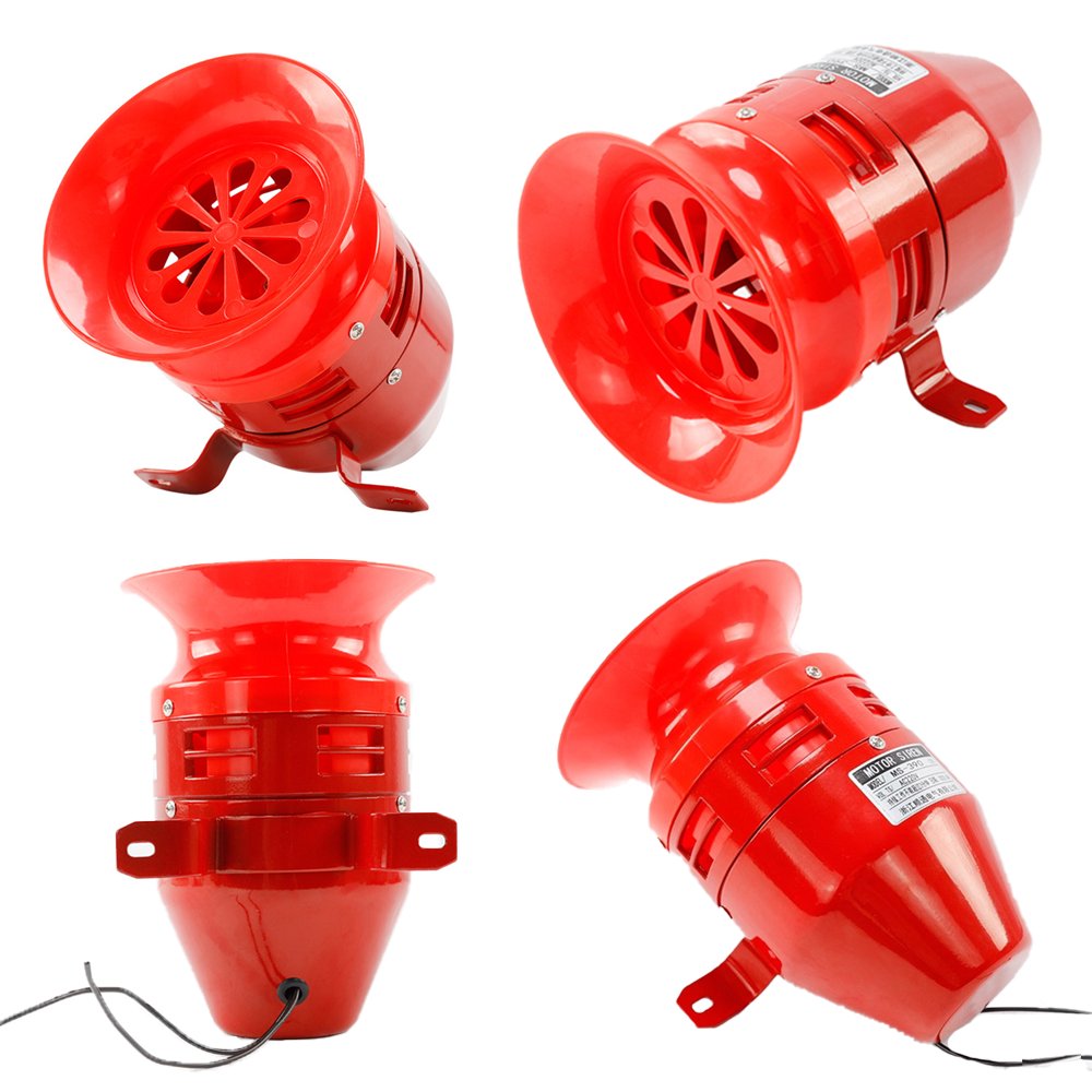 มอเตอร์ไซเรน MS-190 เลิอก 12V/24V/220V มินิไซเรน 114 DB ไซเรนเสียง กันขโมย เตือนไฟไหม้ – 4 นื่ว,12V DC - Image 7